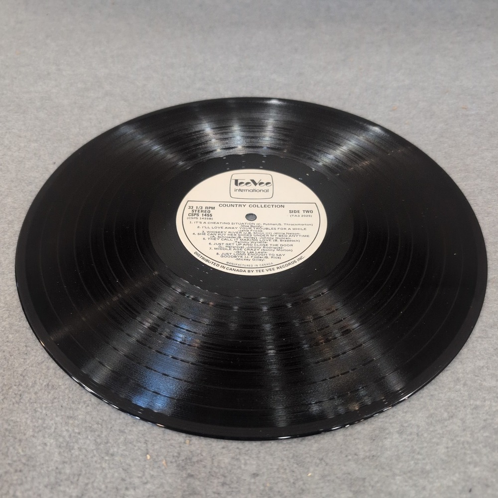 Country Collection Various Artists Vinyl LP Willie Nelson Tammy Wynette TA3 2025 - Picture 6 of 6
